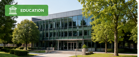 College library campus building